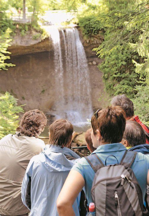 Attraktives Naturschauspiel in der Nähe: die Scheidegger Wasserfälle. Fotos: VN/Stiplovsek