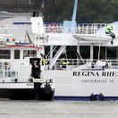 Kreuzfahrtschiff auf dem Rhein nach Brand evakuiert
