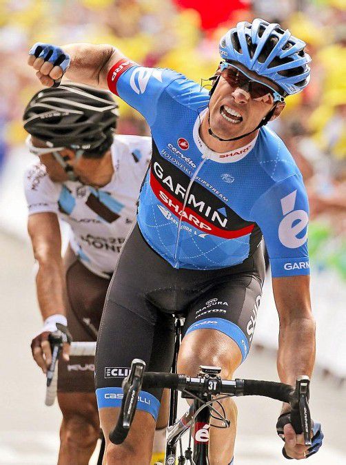 David Millar gewann die längste Etappe der 99. Tour. Foto: epa
