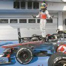 Perfekter Hamilton-Auftritt