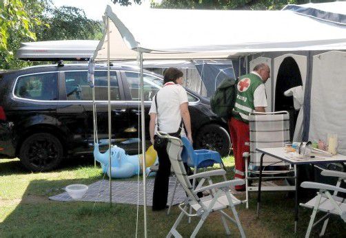 Die Familie befand sich auf Campingurlaub am Rauschelesee. Foto: APA