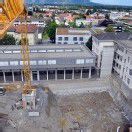 Bauarbeiten am BG Dornbirn auf Hochtouren