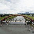 Betonbad für Eisenbahnbrücke