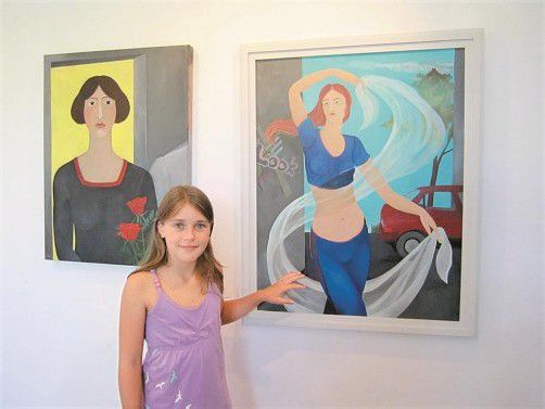 Mattea hat die Ausstellung „Farbklänge“ begutachtet. Foto: G. Lang
