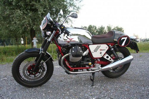 Norton Manx und AJS Boy Racer kommen einem angesichts der V 7 in den Sinn. Fotos: VN/Matt