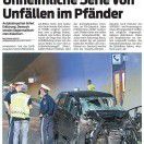 Unfälle im Pfändertunnel