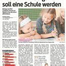 Verlängerung der Schule?