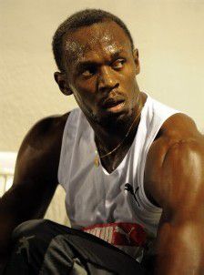 Usain Bolt hat ein Problem mit dem Rücken