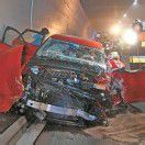 Erneut Unfall im Pfändertunnel Schon 13 Verletzte bei vier Unfällen /B1