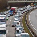 Der Stau rollt an