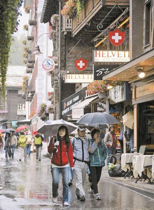 Das Wetter trug seinen Teil zum Rückgang bei. Foto: Reuters