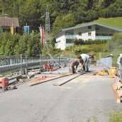 Alfenzbrücke in Dalaas wird derzeit saniert