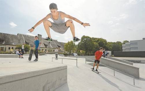 Neben dem im Oktober eröffneten Skaterplatz ist ein großer Spielplatz geplant. Foto: vn/Hartinger