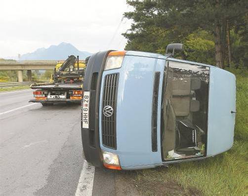 Der Lenker dieses Wagens blieb unverletzt. Foto: Hofmeister