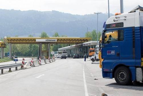 Die Hörbranzer Raststätte soll beim ehemaligen Autobahnzollamt errichtet werden. Foto: VN/Steurer