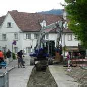 Leitungsbau sorgt für Straßensperre