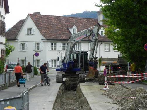 Die Sperre in der Kolumbanstraße wird ca. zwei Wochen dauern.