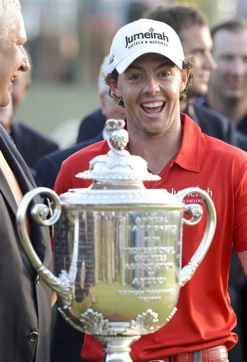 Ein strahlender Sieger in Kiawah Island: Rory McIlroy. Foto: epa