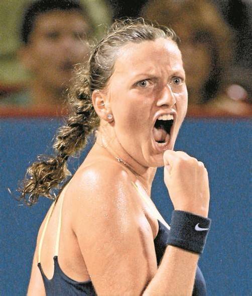 Endlich gut gespielt: Paszek-
Bezwingerin Petra Kvitova. Foto: ap