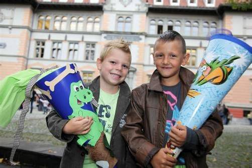 Endlich lesen und schreiben lernen: Die Vorfreude auf den ersten Schultag ist groß. Foto: T. Meznar