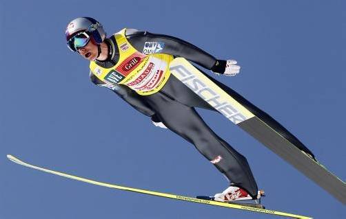 Gregor Schlierenzauer führte die Österreicher zum Sieg. AP