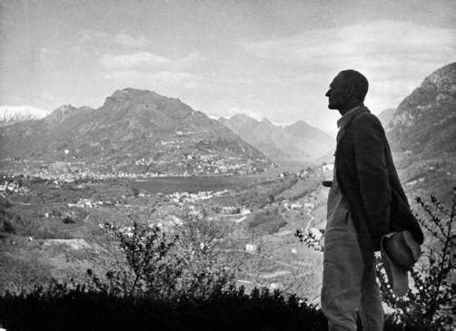 Hermann Hesse in Montagnola, wo er 1962 starb. Foto: dpad