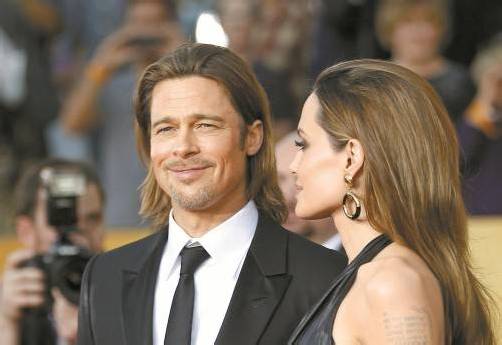 Hüllen sich über ihre bevorstehende Hochzeit in Schweigen: Brad Pitt und Angelina Jolie. Foto: REUTERS