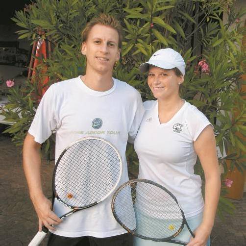 Marco und Julia Breuss holten sich den Mixed-Titel. Foto: verein