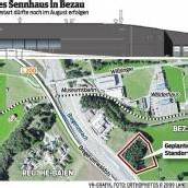 Sennhaus: Bagger startklar