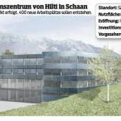 Hilti investiert in Schaan 83 Mill. Euro