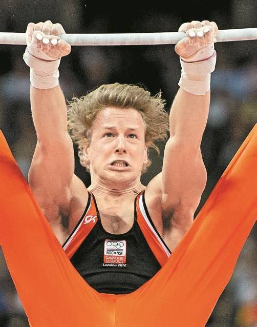 Überraschte die Konkurrenz am Reck: Epke Zonderland. Foto:ap