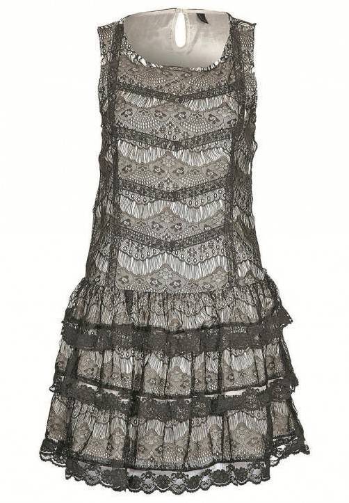 ￼ Romantisch: Spitzenkleid mit Volants um 49,95 Euro, gesehen bei Vero Moda