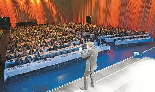 Das Vorarlberger Wirtschaftsforum ist die größte Wirtschaftsveranstaltung im Bodenseeraum. Foto: VN/Hartinger