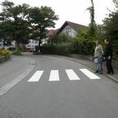 Negrellistraße mit neuem Schutzweg
