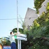 Neue Hinweistafeln in Bludenz zeigen den Weg