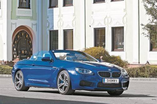 Ein Auto zum Verlieben: Das M6 Cabrio ist das teuerste Pferd aus bayrischem Hofe. Fotos: VN/Steurer