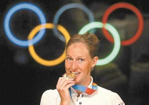 Kate Allen ist Österreichs bislang einzige Olympiasiegerin im Triathlon. Foto: apa
