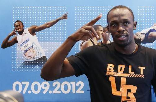 Startet heute in Brüssel: Sprint-Star Usain Bolt. Foto: reuters