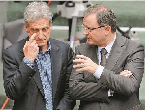 ÖVP-Klubchef Kopf nahm in der Pressestunde seinen „Diebe“-Sager nicht zurück – sein SPÖ-Gegenüber Cap findet das „sehr bedauerlich“. Foto: APA