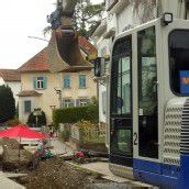 Wasserleitung wird ausgebaut