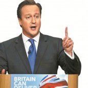 Cameron warnt Briten vor harten Zeiten