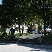 Vorbereitungen für Baustelle Montforthaus