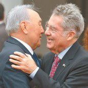 Fischer empfing Nasarbajew