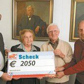 Stolze Summe für guten Zweck