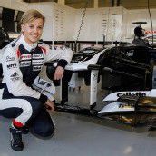 Susie Wolff fuhr F-1-Test