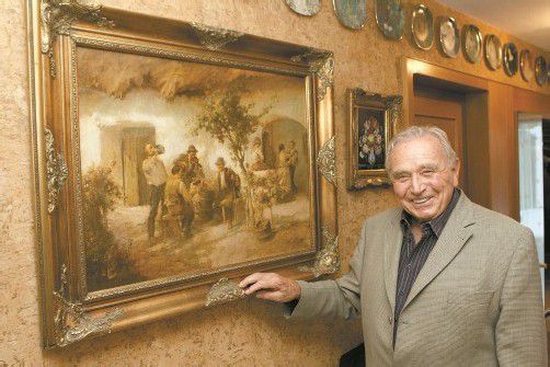 An schönen Bildern kann sich Hubert Waibel immer noch erfreuen. Foto: VN/Hartinger