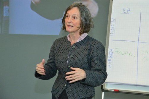 Anna Gamma war zu Gast an der Fachhochschule. Foto: W. Micheli
