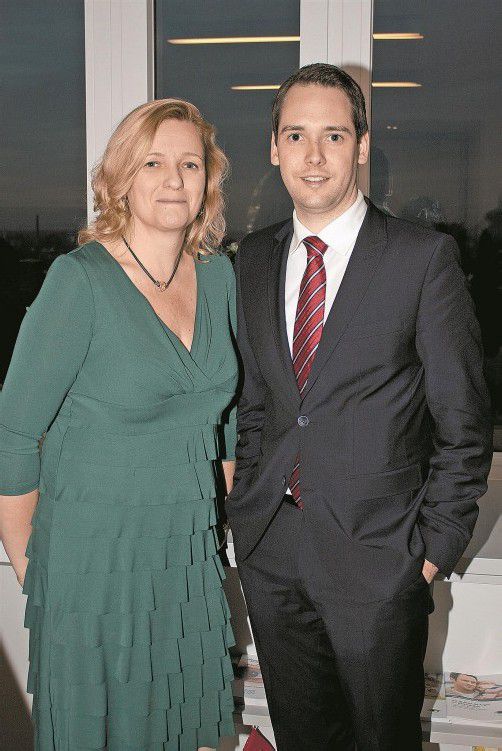 Banker: Claudia Andexlinger und Florian Ender (Sparkasse).