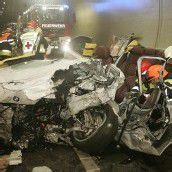42-Jähriger nach Unfall im Tunnel schwer verletzt