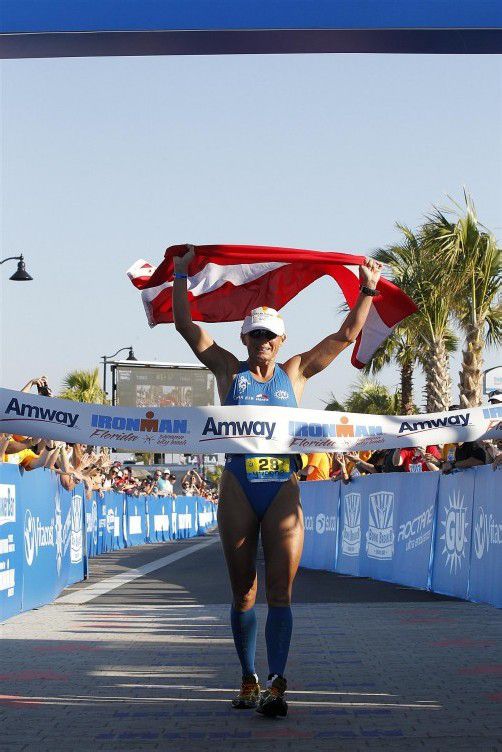 Der erste Start von Yvonne Van Vlerken für Österreich stand mit ihrem Sieg beim Ironman Florida unter einem guten Stern. Foto: privat